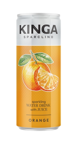 Kinga Sparclino Water Drink pomarańcza 250 ml /puszka